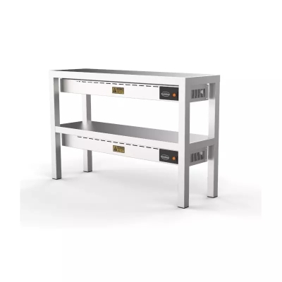 ÉTAGÈRE CHAUFFANTE EN CÉRAMIQUE 2 NIVEAUX 1400 8 HEATERS OF 250W